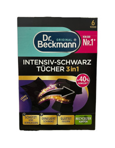 Paños Cuidado Color Dr. Beckmann 6 Unidades para Ropa Negra 2