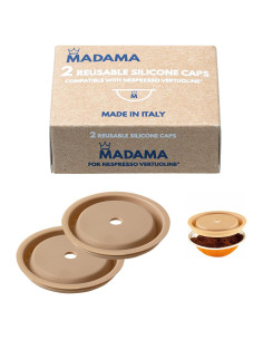 Tapa reutilizable Madama para Nespresso Vertuo - Silicona 2 piezas