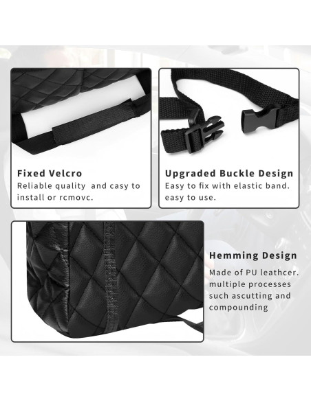 Soporte de bolso para automóvil SunlightXS negro 37.4x25 cm