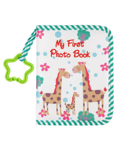 Álbum de Fotos para Bebés TOYANDONA Verde 17 Páginas Tela Suave