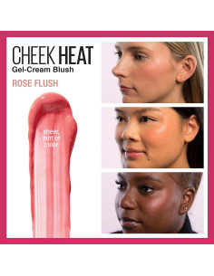 Rubor en Gel-Crema Maybelline Cheek Heat 8 ml Toque Rosa 2