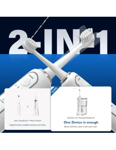 Cepillo de dientes eléctrico 2 en 1 ZoCCee con irrigador 500ML 2