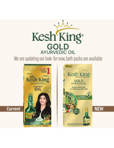 Aceite Capilar Ayurvédico Kesh King 100ml con Bhringraj y Amla 2