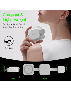 Estación de Carga Inalámbrica 3 en 1 OUOTOO 20W para Apple 2