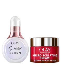 Kit Olay Super Serum y Crema Microesculpidora 11.8 mL + 14.8 mL