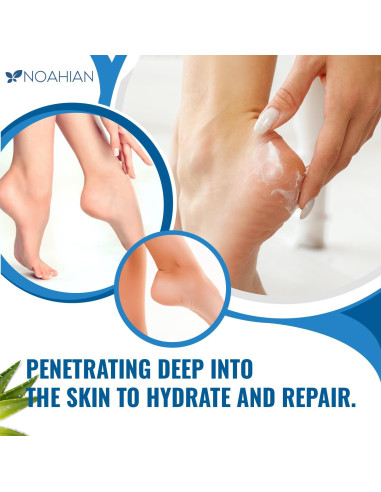 Juego de Crema para Pies NOAHIAN con Sal Epsom y Calcetines