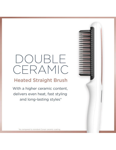 Cepillo Alisador Calentado Conair BC700 Doble Cerámica 199C