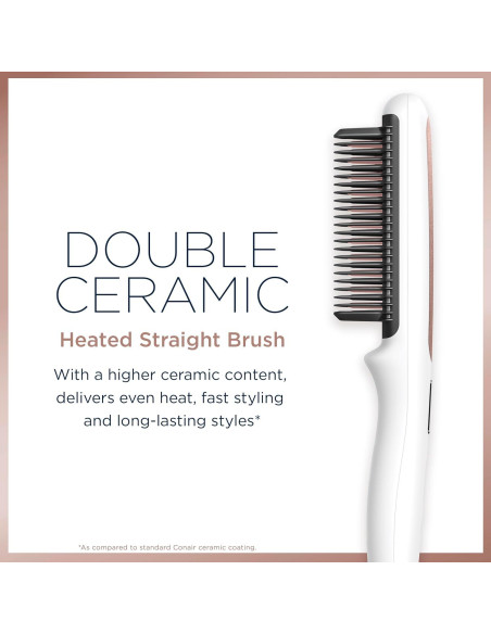 Cepillo Alisador Calentado Conair BC700 Doble Cerámica 199C