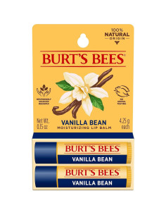 Bálsamo Labial Burt's Bees 4 Tubos 4.25g - Vainilla, Fresa, Coco, Pera 2