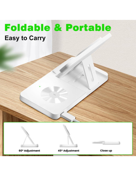 Estación de Carga Inalámbrica 3 en 1 Mag-Safe para iPhone 12-16