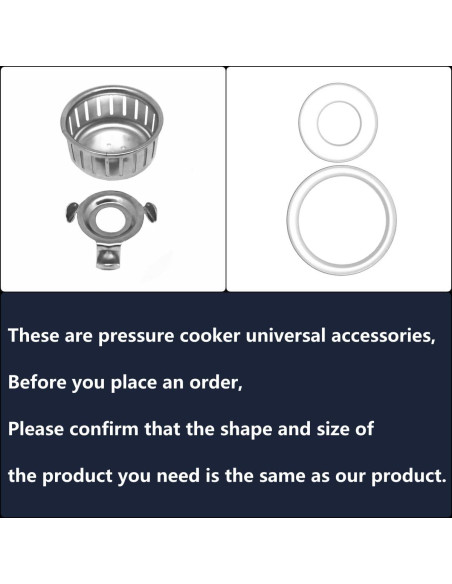 Juego de Repuestos Genérico para Olla de Presión Ultra60 11 Piezas
