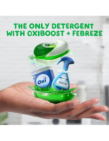 Gain Flings Detergente para Ropa 102 Pacs Aroma Brisa de Luna