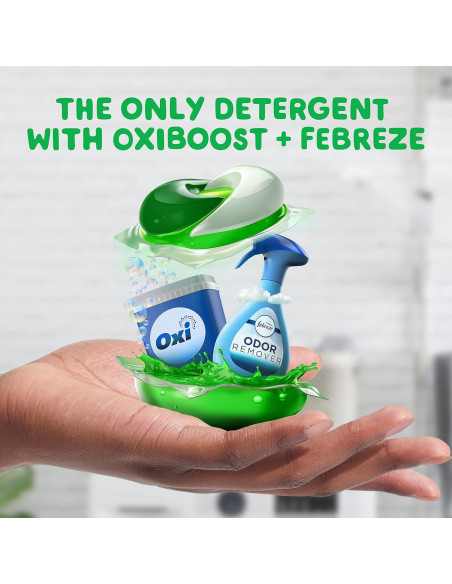 Gain Flings Detergente para Ropa 102 Pacs Aroma Brisa de Luna