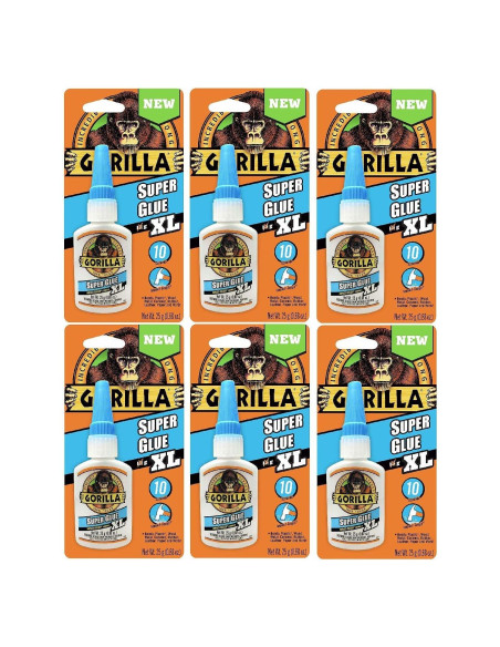 Gorilla Super Glue XL 25 g Alta Resistencia Adhesivo Gorilla Super Glue XL 25 g Alta Resistencia Adhesivo