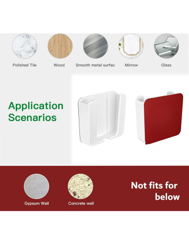 Kit de Montaje en Pared HOLACA para Wyze Cam V3 - 3 Pack Adhesivo