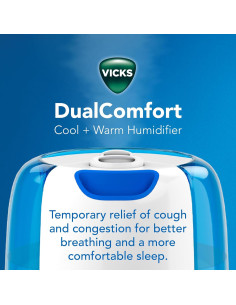 Humidificador Vicks Dual Comfort 25.7cm Niebla Fría y Caliente 2