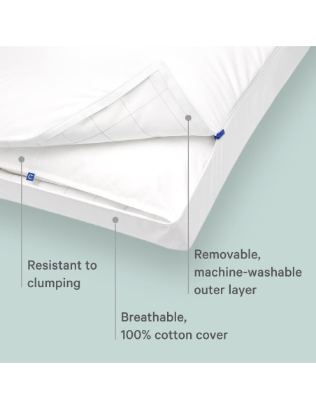 Almohada Híbrida de Nieve Casper Rey y Almohada Original Estándar