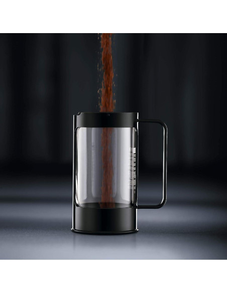 Cafetera de Prensa Francesa Bodum Bean 8 Tazas 1.01L Negra Cafetera de Prensa Francesa Bodum Bean 8 Tazas 1.01L Negra