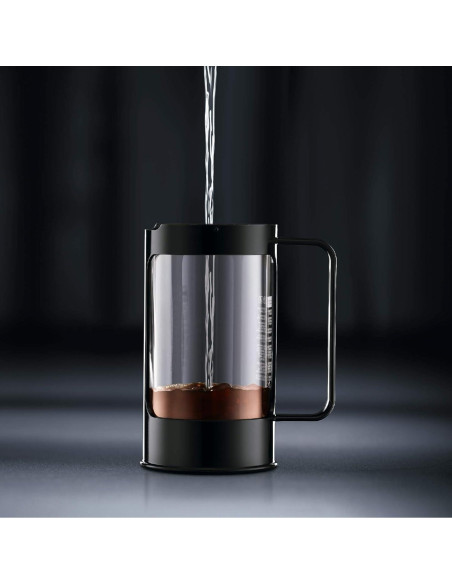 Cafetera de Prensa Francesa Bodum Bean 8 Tazas 1.01L Negra Cafetera de Prensa Francesa Bodum Bean 8 Tazas 1.01L Negra