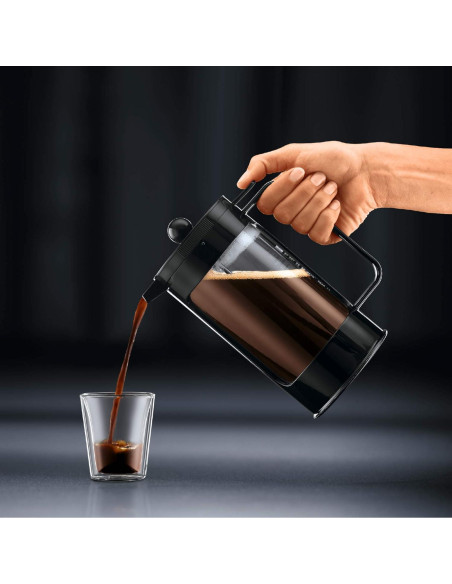 Cafetera de Prensa Francesa Bodum Bean 8 Tazas 1.01L Negra Cafetera de Prensa Francesa Bodum Bean 8 Tazas 1.01L Negra