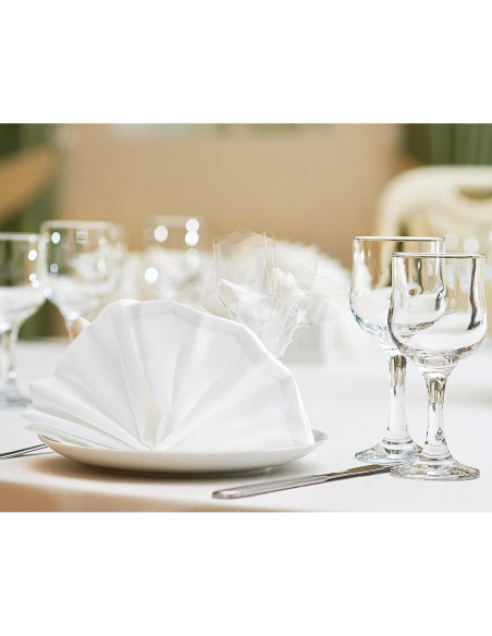 Servilletas de Tela Utopia Home 43x43 cm Blancas - Paquete de 24