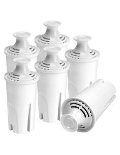 Filtro de Agua Brita Genérico 6 Unidades, Reduce Cloro y Plomo
