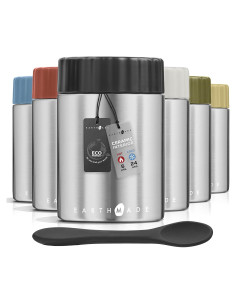 Tarro de Comida Aislado Earthmade 368.5 ml Acero Inoxidable