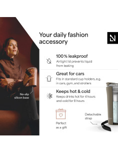 Taza Térmica LARS NYSM 500ml Acero Inoxidable Aislante 2