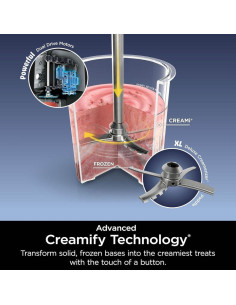 Ninja CREAMi Deluxe 11-en-1 Fabricante de Helados 0.68L Negro 2