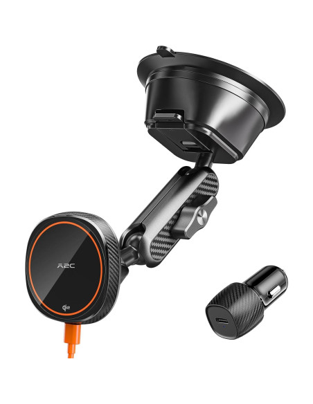 Cargador Inalámbrico A2C Qi2 15W para iPhone 16/15/14/13/12