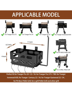 Contenedor de Almacenamiento para Parrillas Traeger BBQtopia 2