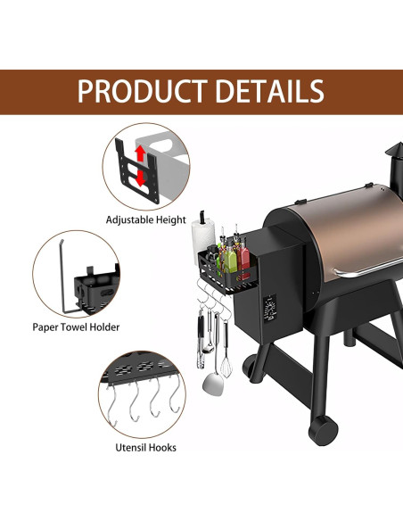 Contenedor de Almacenamiento para Parrillas Traeger BBQtopia