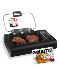Parrilla Eléctrica Gourmia FoodStation 5-en-1 Sin Humo 1650W