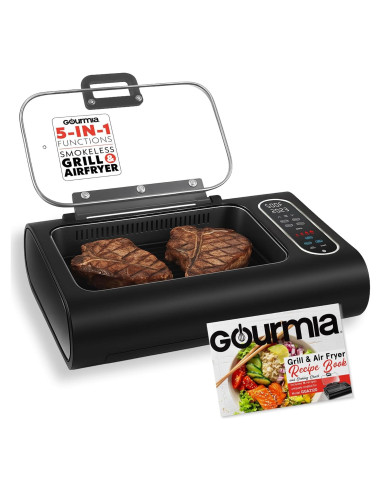 Parrilla Eléctrica Gourmia FoodStation 5-en-1 Sin Humo 1650W