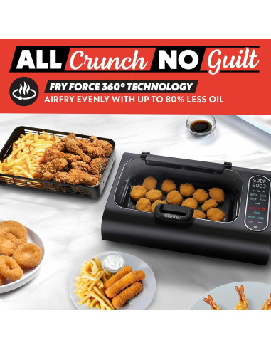 Parrilla Eléctrica Gourmia FoodStation 5-en-1 Sin Humo 1650W