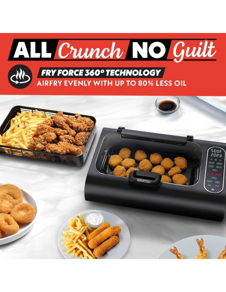 Parrilla Eléctrica Gourmia FoodStation 5-en-1 Sin Humo 1650W