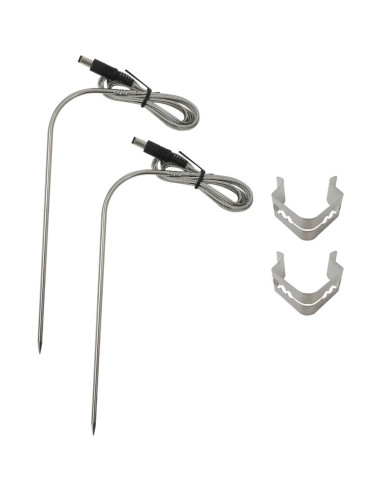 2 Sondas de Reemplazo Thermopro 2.5mm con Clip Antideslizante