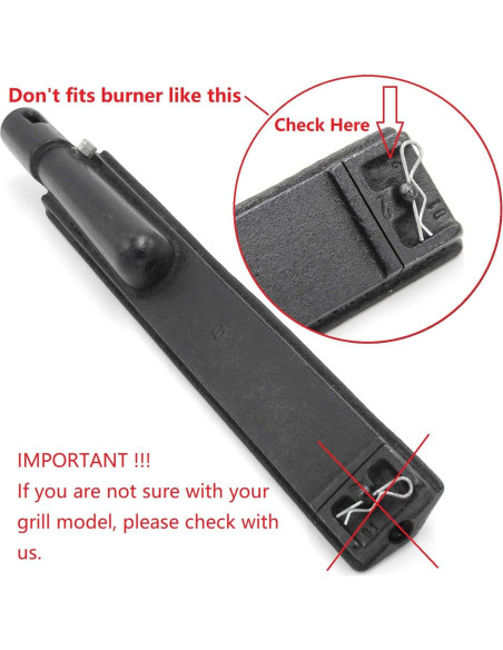 Quemadores de Parrilla de Acero Inoxidable 4PC 40.96cm Grilljob Quemadores de Parrilla de Acero Inoxidable 4PC 40.96cm Grilljob