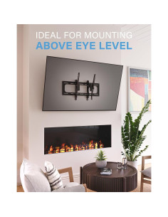 BUNDLE SANUS Soporte Pared TV 90" Inclinación + Barra Sonido 2