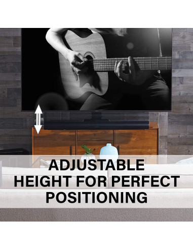 BUNDLE SANUS Soporte Pared TV 90" Inclinación + Barra Sonido