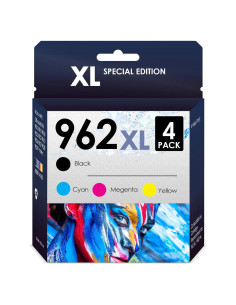 Cartuchos de tinta HP 962 XL compatibles OfficeJet Pro - 4 unidades
