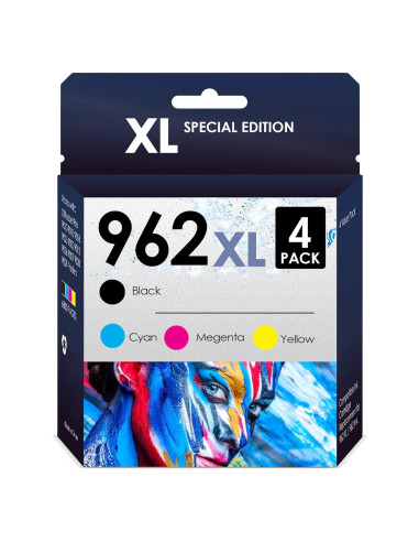 Cartuchos de tinta HP 962 XL compatibles OfficeJet Pro - 4 unidades