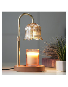 Lámpara Calentadora de Velas CRMILL CXRLD-001 Ámbar Floral