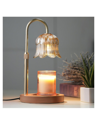 Lámpara Calentadora de Velas CRMILL CXRLD-001 Ámbar Floral