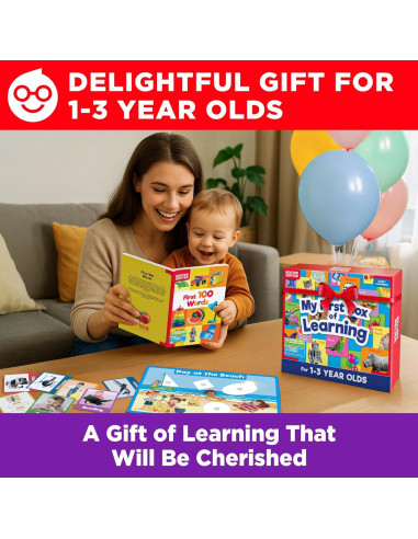 Caja de Aprendizaje Doctor Jupiter para Niños 1-3 Años