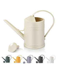 Regadera de plástico OKREK 1.89L marfil para plantas interiores
