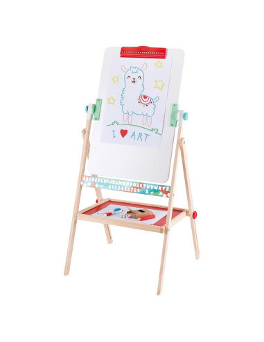 Caballete de Arte Hape para Niños Doble Cara con Accesorios