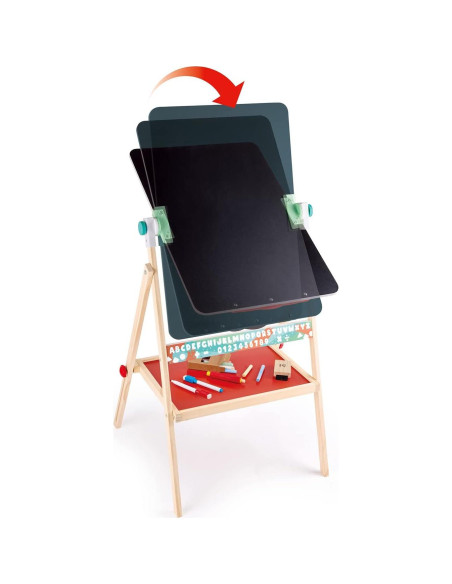 Caballete de Arte Hape para Niños Doble Cara con Accesorios