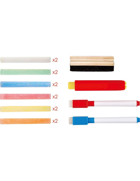 Caballete de Arte Hape para Niños Doble Cara con Accesorios