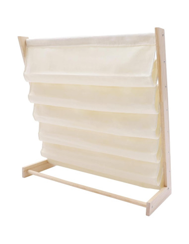 Estantería de Libros Dfmyhked 6 Niveles Madera Pino 79 cm